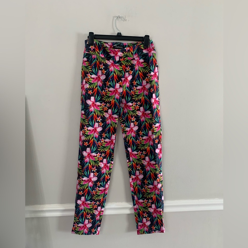 NEW CHADWICKS FLORAL PANTS SIZE:6